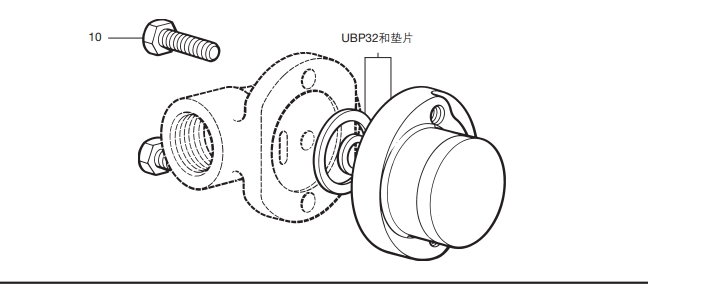 UBP32压力平衡式热静力蒸汽疏水阀结构图