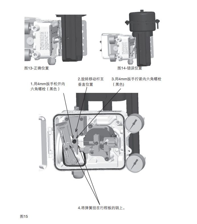 斯派莎克ep500定位器安装步骤6
